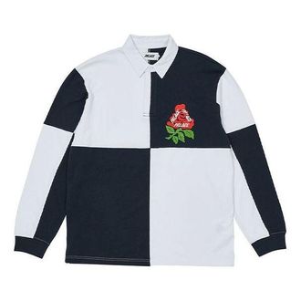 Palace Unisex Rugger Bugger Rugby Shirt Black P20ES023
