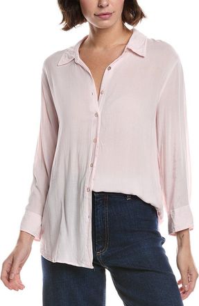L'agence Lagence Marlene 3/4-Sleeve Silk Blouse