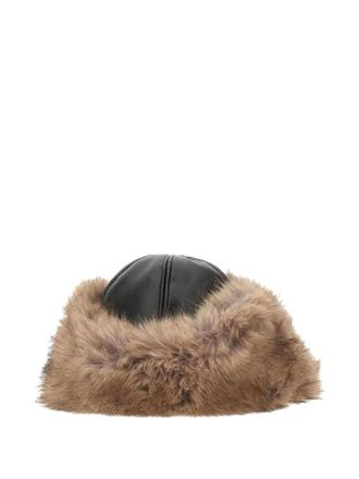 Stand Studio faux-fur hat - women - Polyester - One Size - Black