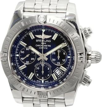 Breitling Orologio Chronomat con quadrante nero Pre-owned Ab0115 - - Pre-owned - Uomo - Blu - ONE SIZE