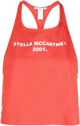 Stella McCartney Top - Dames - Tops zonder mouwen - Roze - XS - Katoen - Tops
