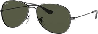 Ray-Ban Cockpit Zonnebril - Heren - Zonnebrillen - Grijs - 56 MM - Accessoires
