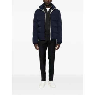 Brunello Cucinelli Quilted Down Down Jacket - Blue
