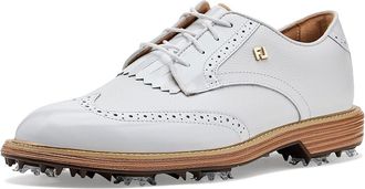 FootJoy Premiere Series - Madison Womens Golf Shoes White/Chestnut : 8.5 B - Medium, Leather