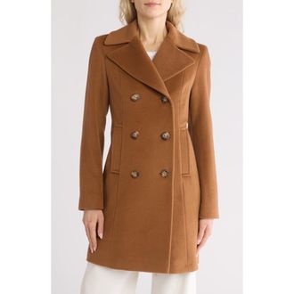 Fleurette Elongated Peacoat in Carmelo at Nordstrom Rack, Size 6