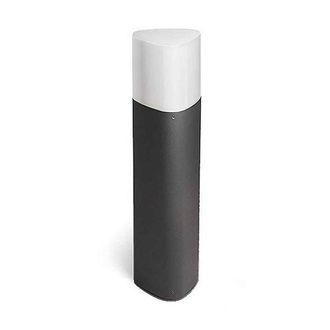 Leds - C4 Forlight Mandela - Paletto Da Esterno Per Lampadina E27 Da 23w. Diametro 13cm. Struttura In Alluminio. Uso Esterno Ip44. Colore Grigio