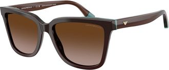 Emporio Armani EA4261 631813 Womens Sunglasses Brown Size 55