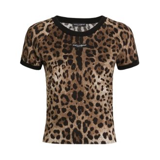 Dolce & Gabbana Camisetas y Polos Dolce & Gabbana - Tops - Mujer - Marr&oacute;n - M