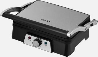 Fabrilamp Grill Parrilla Marques 1600w Negro/acero Apertura180&ordm; Placa 29x23cm Antiadh.ac.inox.tacto Frio 15,5x33x30cm
