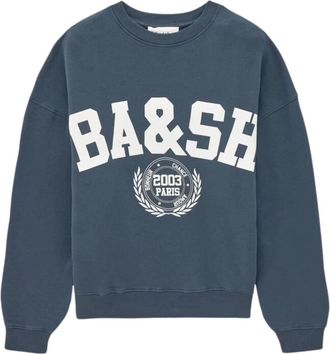 BA&SH Benjamin Sweatshirt - Sweatshirts & Hoodies - Mujer - Azul - S