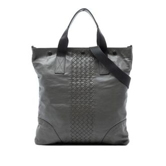 Bottega Veneta Pre-owned Tote Bags, female, Gray, Size: ONE SIZE Pre-owned Leather Satchel