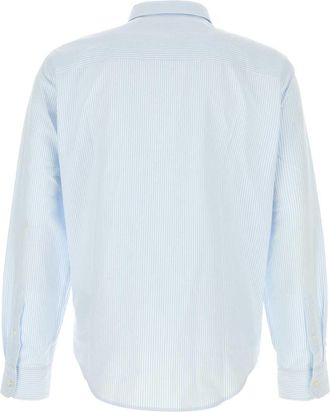 Ami Embroidered Oxford Shirt - Blue