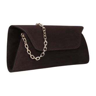 Unisa Zespe_Ver Clutch - Dames - Tassen - Bruin - Maat: ONE Size