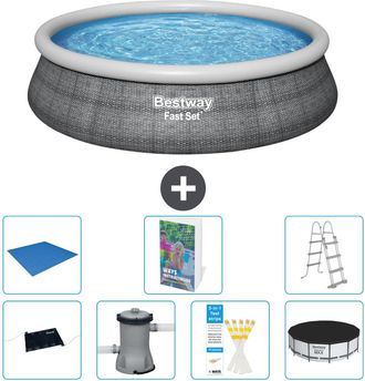Bestway Piscina Bestway Fast Set Redonda - 457x107 Cm - 8-piezas S388
