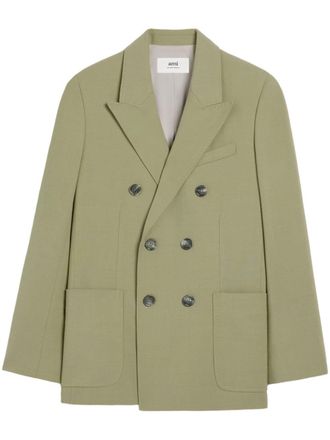 Ami Blazer met dubbele rij knopen - Groen