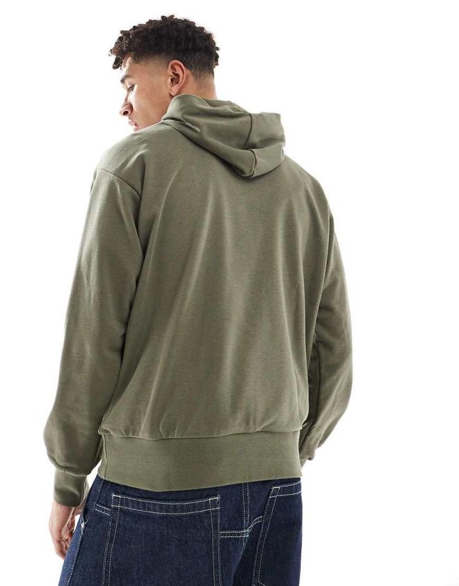 adidas adidas Essentials Felpa con cappuccio verde oliva