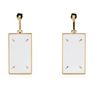 Maison Margiela Four Stitches Oorbellen - unisex - Oorbellen - Geel - ONE Size - Accessoires