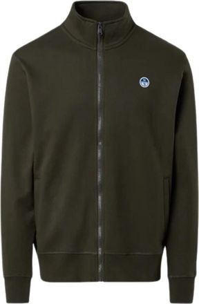 North Sails Heren - Vesten met rits - Groen - 2XL - Katoen - Hoodies & sweatvesten