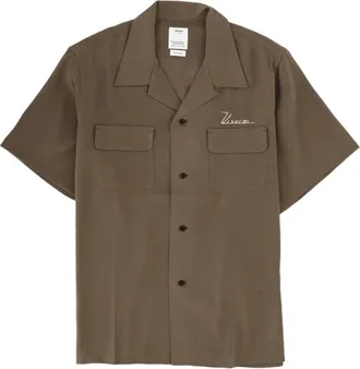 Visvim Neutrals Short-Sleeve Camp Collar Rayon Shirt
