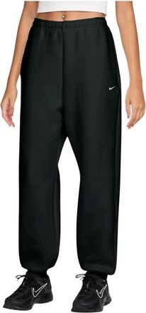 Nike Studio Fleece Heavyweight Oversized High-Rise Joggers - Dames - Trainingsbroeken - Zwart - XS - Katoen - Fitness