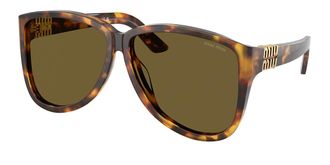 Miu Miu MUA08SF Asian Fit 14L09Z Womens Sunglasses Tortoiseshell Size 61