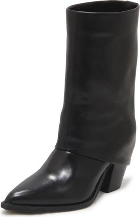 Julie Dee Mw 502 Heeled Boot - Dames - Cowboylaarzen - Zwart - 37 EU - Leer - Schoenen