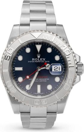 Rolex Pre-owned Rolex Yacht-Master Automatic Chronometer Blue Dial Mens Watch 116622 BLSO