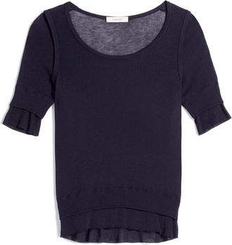 Christophe Lemaire Nahtloser Trompe Lloeil Top