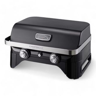 Campingaz Barbacoa De Gas Con 2 Quemadores 58x36 Cm Potencia 5kw Encendido Instastart Tapa Esmaltada Campingaz Attitude 2100 Lx