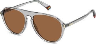 Polaroid 6225/S Zonnebril - Heren - Zonnebrillen - Grijs - 57 MM - Accessoires