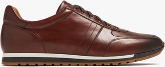 Magnanni Mens Ibiza Trainer Sneaker In Midbrown