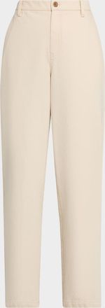Lafayette 148 New York Kent Cropped Barrel-Leg Pants