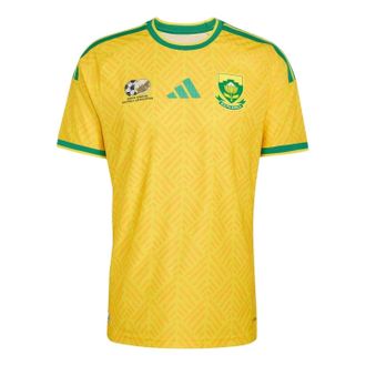 adidas South Africa 26 Home Authentic Jersey Asia Sizing Team Yellow KY2232