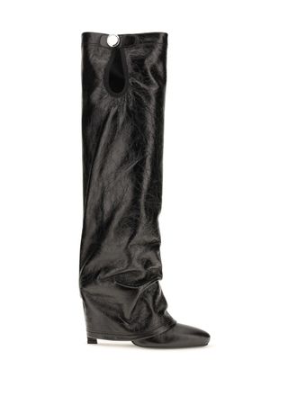 The Attico Womens Boots Knee-High Eco Leather White