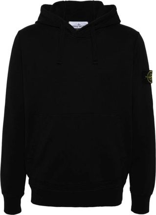 Stone Island Zwarte Truien voor Mannen - Heren - Hoodies - Zwart - M - Hoodies & sweatvesten