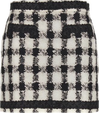 Moschino Texture Print Mini Skirt