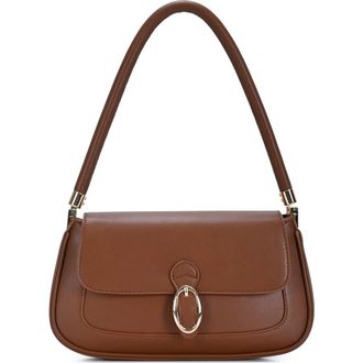 Rachel Zoe Buckle Flap Shoulder Bag in Tan at Nordstrom Rack