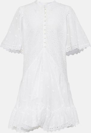 Isabel Marant Slayae embroidered cotton minidress