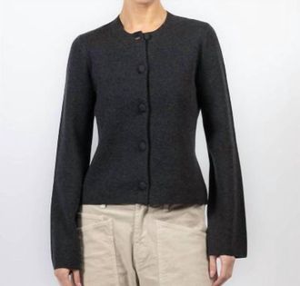 Vanessa Bruno Firmin Ribbed Sweater In Anthracite