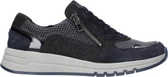 Waldl&auml;ufer H-April - Heren - Sneakers - Blauw - 39 EU - Leer - Schoenen