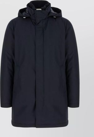 Herno down jacket with hood and front pockets