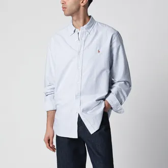 Polo Ralph Lauren Light blue/white striped Oxford Custom-Fit shirt