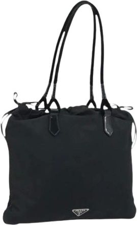 Prada Pre-owned Shoulder Bags, female, Black, Size: ONE SIZE Pre-owned Vintage Hand Bag