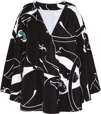 Valentino Garavani Panther Terry Cape