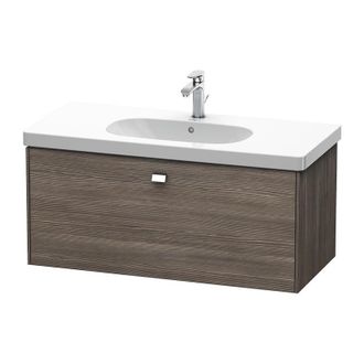 Duravit Duravit Brioso Neceser De Pared 102,0 X 46,9 Cm, 1 Caj&oacute;n, Para Lavabo D-c&oacute;digo 034210, Color (frente/cuerpo): Decoraci&oacute;n Pino Terra, Mango Cromado - B