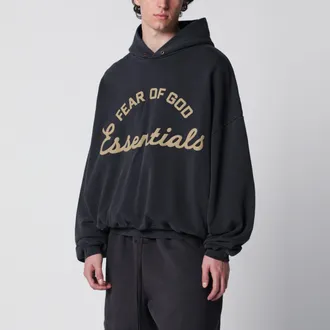 Fear of God Felpa Training 90s in cotone felpato nera