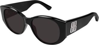 Balenciaga Grey Cat Eye Ladies Sunglasses BB0455S 004 55