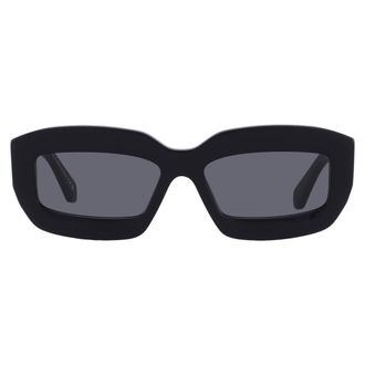 Off-white CHARLOTTE Dark Grey Oval Unisex Sunglasses OERI138 1007 54