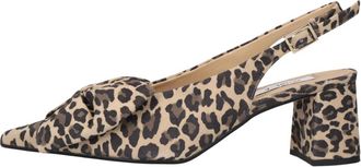 Notre-V Schoenen, Dames, Beige, 41 EU, Leer, Slingbacks 35503
