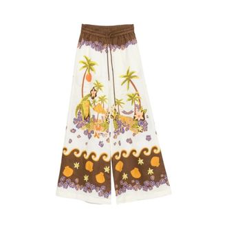 Alemais Broeken, Dames, Veelkleurig, S, Linnen, Island Cove Pant